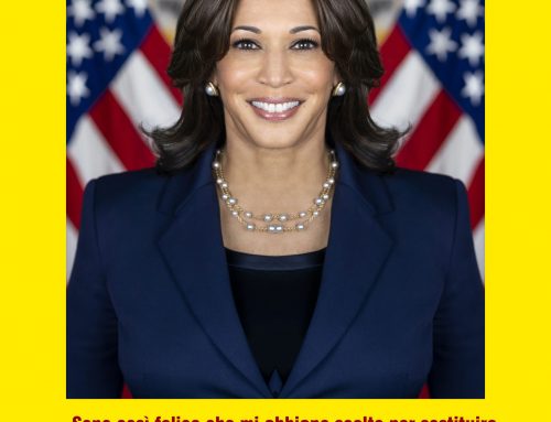 2024 KAMALA HARRIS, NON STA NELLA PELLE PER LA GIOIA